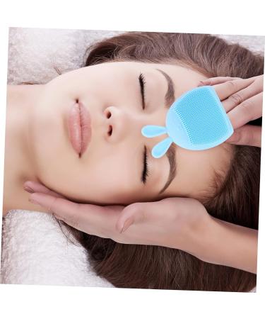 minkissy 24 Pcs Rabbit Ears Facial Brush Face Wash Brush Silicone Face Wash Massager Silicone for Face Silicone Face Brush Silicone Facial Cleaner Handheld Silica Gel Pore Brush Body Miss Light Bluex6pcs 7.5x7.5cmx6pcs - Buy Online on SooperMarket.com