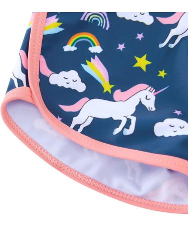 Girls Long Sleeve Swimsuit Set | UPF 50+ Protection | 9-10 Years | Pink Unicorn - Buy Online on SooperMarket.com