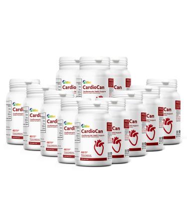 ALLBE CardioCan Softgels 1000mg Omega-3 Fish Oil & 30mg Alpha Lipoic Acid with Vitamin B6 B12 & Folate Supplement 12 Packs of 60 Heart Health Support & Antioxidant Servings(Per Serving:1 Capsule) 60 count (Pack of 12)
