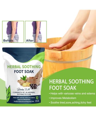 Herbal Detox Foot Soak Beads for Men & Women - Natural Cleansing & Shaping Detoxingherbs - Buy Online on SooperMarket.com