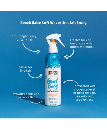 Not Your Mother's Beach Babe Soft Waves Sea Salt Spray 2-Pack - 8 fl oz - Tousled Hair Spray for Effortlessly Soft Waves - Buy Online on SooperMarket.com