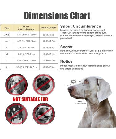 Muzzle for Short Snouted Dogs | Soft & Comfortable Dog Muzzle for Small Breeds - Chihuahua Shih Tzu & More - Buy Online on SooperMarket.com