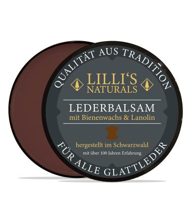 Lillis leather care balm brown for shoes jackets car leather furniture saddle with beeswax and lanolin (wool fat) 200ml leather care brown 200ml