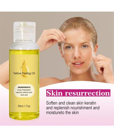 Exfoliant Yellow Peeling Oil - Extra Strong Chemical Exfoliant for Face & Body Reduces Rough Skin & Dullness Removes Dead Skin Cells - Buy Online on SooperMarket.com