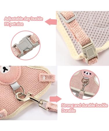 Taicols Adjustable Leash Set for Rabbits & Cats | 120cm Breathable Harness & Soft Pet Dishes | Ideal for Outdoor Walking & Travel - Buy Online on SooperMarket.com