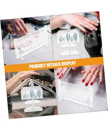 HAPINARY 2 Sets Nail Display Board Durable Nail Tips Holder Acrylic Display Holder Decorative Nail Art Tip Boards Manicure Supplies Nail Tips Display Holder Nail Art Display Supplies - Buy Online on SooperMarket.com