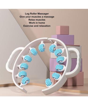 Muscle Roll Leg Massage Device - Relaxation & Relief for Sore Muscles | Indoor Sports & Pilates Equipment (Sky Blue) - Buy Online on SooperMarket.com