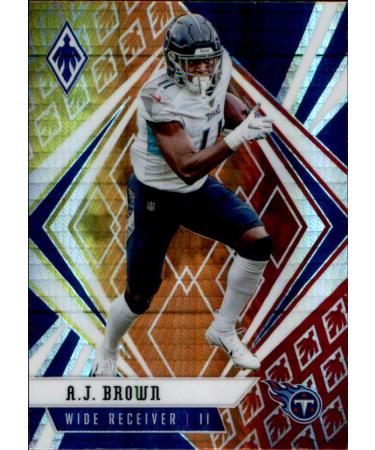 2020 Panini Phoenix Fire Burst #57 A.J. Brown Tennessee Titans Football Card