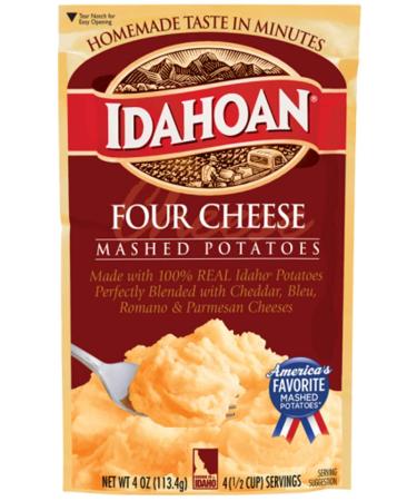 Idahoan Flavored Mashed Potatoes - Gluten-Free 100% Real Idaho Potatoes - Variety Pack of 12 Pouches (4 Servings Each) - Buy Online on SooperMarket.com