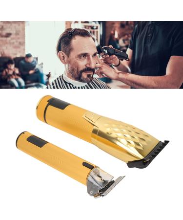 Barber Electric Hair Clipper Set Stainless Steel Electric Hair Clipper LCD Display Large Capacity Battery for Hair Salon - Buy Online on SooperMarket.com