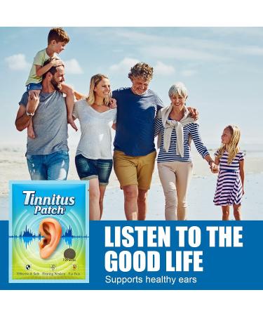 Tinnitus Relief Patches - Herbal Formula for Ringing Ear Care and Pain Relief - Buy Online on SooperMarket.com