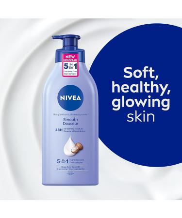 Nivea Smooth Irresistible Care Body Lotion 625mL - Shea Butter for Dry Skin | Buy Internationally - Buy Online on SooperMarket.com