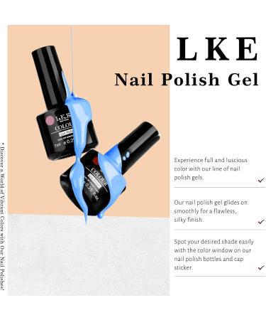 Gel Nail Polish Kit with 72W UV Lamp | Macaron Colors | Glossy & Matte Finish | Manicure DIY Set - Buy Online on SooperMarket.com
