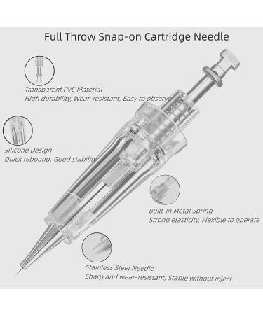 Whalrace PMU Needles 10 PCS - Safe and Disposable Microblading Needles for Eyebrows, Eyeliners, Tattoo, Lip Tinting - 1RL/1P - Buy Online on SooperMarket.com