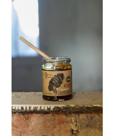 Mama Buci Top Bar Hive Zambian Pure Honey Ethically Produced Winter Harvest 340 g Dark (Pack of 2) - Buy Online on SooperMarket.com
