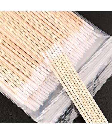 Kisbeibi Biodegradable Cotton Swabs - 300 Pack Natural Wooden Sticks for Ear Cleaning Makeup & Daily Use - Eco-Friendly Pointed Q-Tips - Buy Online on SooperMarket.com
