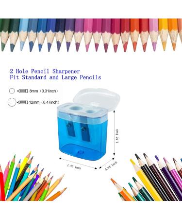 Gutyble 48 Pcs Manual Pencil Sharpeners with Lid  for School Office and Home - Buy Online on SooperMarket.com