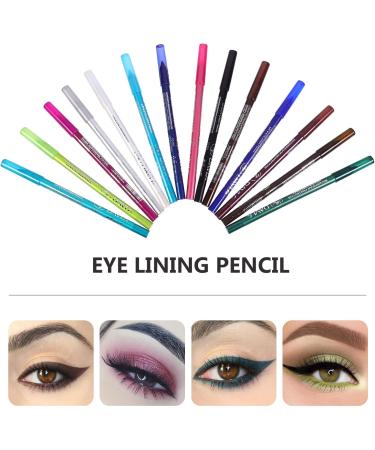 MUSISALY 14pcs Eyeshadow Pencil Set Makeup Eye Liner Pencil Eye Lining Drawing Pencil Cosmetics Pencil Makeup Pencil Girl Eyeliner Pencil Girl Eye Liner Drawing Pencil Eye Lining Tool - Buy Online on SooperMarket.com