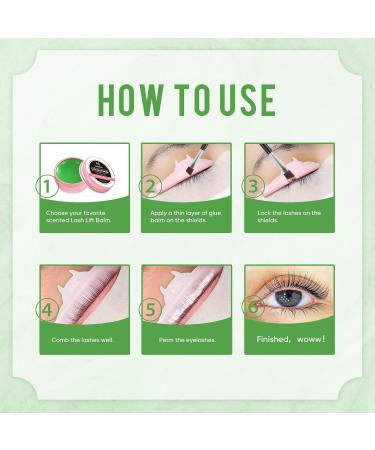 PERMANIA Lash Lift Balm Glue 0.35oz - Strong Viscosity and Water Solubility - Apple Scented - Buy Online on SooperMarket.com