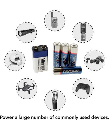 9V & AA Alkaline Battery Combo - Perfect for RC Cars Trucks & Remote Controls | Fast International Shipping - Buy Online on SooperMarket.com