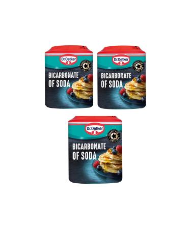 Bicarbonate of Soda 200g (Pack of 3) | Premium Baking Soda for Cooking and Cleaning | Double Pack for Convenience | Leavening Agent