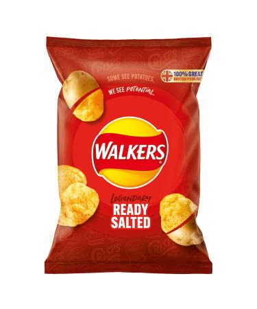Walkers Multipack Crisps (Ready Salted 24x32.5g)