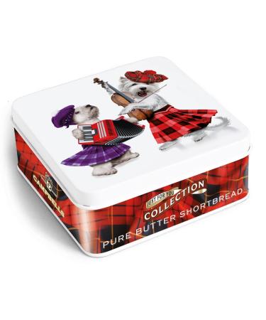 Musical Westie Shortbread in tin - 90g