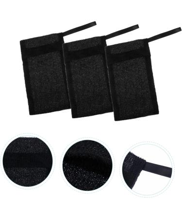 FOYTOKI 10pcs Soap Foaming Soap Scrubber Pouch Soap Saver Nylon Fiber Black - Buy Online on SooperMarket.com