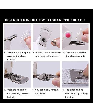 Apstour Acrylic Nail Clipper - Adjustable Stainless Steel Cutter for Thick Nails - U-Shaped False Nail Trimmer in White - Buy Online on SooperMarket.com