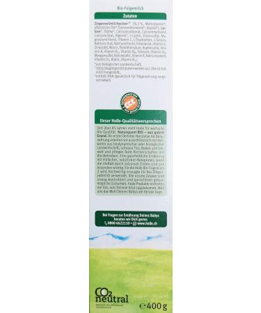 Holle Organic Follow-on Goat Milk 2 - 400g Ideal for Babies 6 Months+ | International Shipping Available - Buy Online on SooperMarket.com