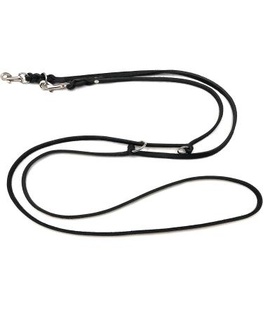 Adjustable Dog Liner for Small & Large Dogs - 2m 2.40m 2.80m 3.50m 5m - Double Linen Black - Perfect for Training & Walks - Buy Online on SooperMarket.com