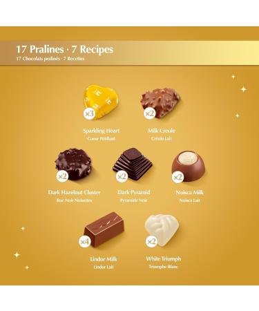 Lindt Champs- lys es Assorted Chocolate Gift Box 181g Christmas candy Christmas chocolate chocolate gift Christmas gift - Buy Online on SooperMarket.com
