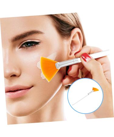 Baluue 12 Pcs Beauty Mask Brush Makeup Brushes Mask Applicator Brushes for Facials Fan Artificial Fiber 15x4cmx2pcs Yellowx2pcs - Buy Online on SooperMarket.com