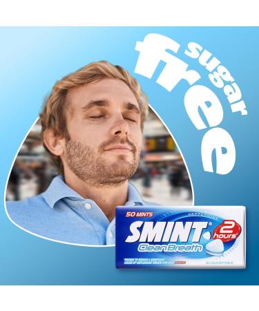 Smint Sugar Free Mints 2 Hour Clean Breath 50 XXL Peppermint Flavour - 12 Tins - Buy Online on SooperMarket.com