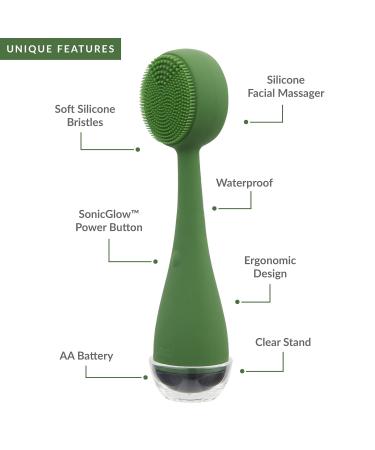 Shop PMD Personal Microderm Clean Smart Facial Cleansing Device - Olive | International Shipping Available - Buy Online on SooperMarket.com