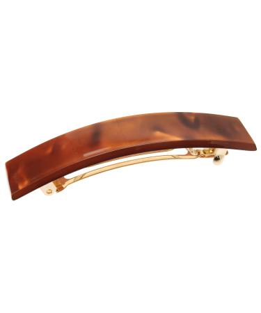 France Luxe Classic Rectangle Barrette - Nacro Spice