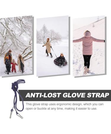 Buy Lurrose 2-Piece Elastic Mock Clip Glove Holder - Anti-Losing Children's Winter Gloves Necklace Rope Clamp - Buy Online on SooperMarket.com