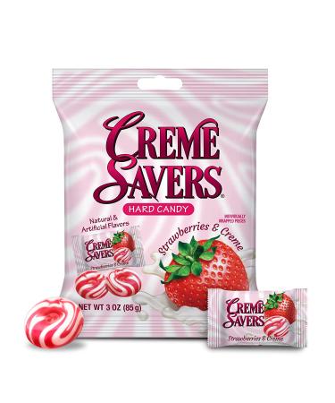 Creme Savers Bundle - Orange and Strawberry 3oz | Original Classic with Fresh Fruit & Cream Taste - Buy Online on SooperMarket.com