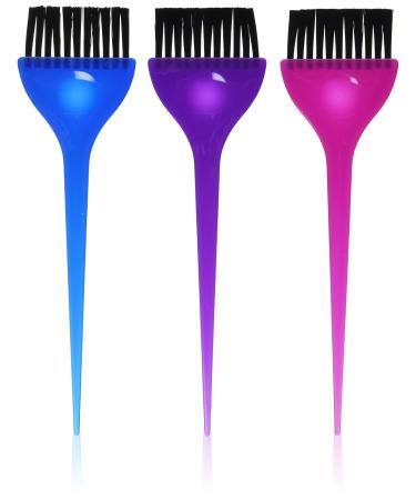Soft 'N Style 3 Piece Translucent Dye Brush Set