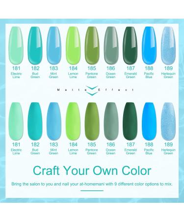 Lavender Violets 19 Pcs Gel Polishes Starter Kit with LED Nail Lamp - Hawaiian Island 969B - Buy Online on SooperMarket.com