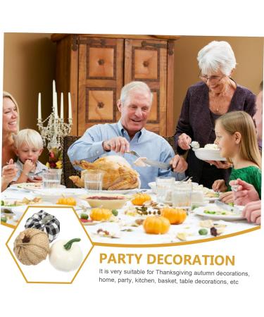 SWOOMEY 12pcs Artificial Pumpkin Harvest Festival Decor Party Pumpkin Ornament Lifelike Pumpkin Small Fake Pumpkin Photo Props Mini Pumpkin Figurine Foam Halloween Ornaments - Buy Online on SooperMarket.com