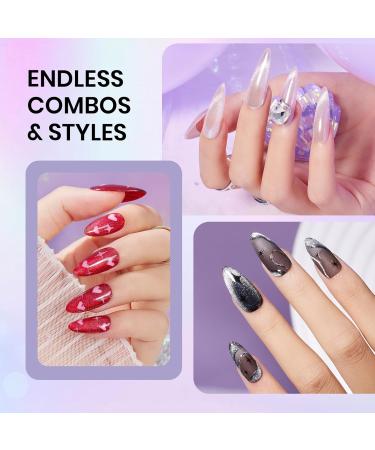 Beetles Cat Eye Gel Nail Polish - 15ml Silver Shimmer Velvet Gel for UV LED Nail Lamp - Manicure Salon & DIY Home Use - Buy Online on SooperMarket.com