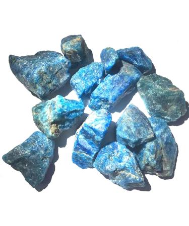Natural Crystal Rough 100g Rough Gemstone Natural Apatite Crystal Rough Raw Stone Rock Specimen Stone Specimen 2-4cm Blue - Buy Online on SooperMarket.com
