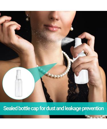 Sodwes 5-Piece 50ml Small Spray Bottle Set | Clear Plastic Travel & Cleaning Spray Bottles | Ideal for Filling & Mist Applications - Buy Online on SooperMarket.com