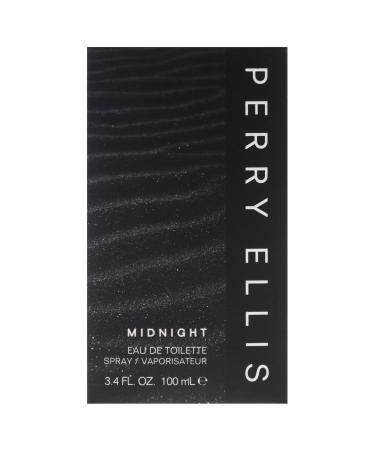 Perry Ellis Midnight for Men - 3.4 oz EDT Spray 3.4 Fl Oz (Pack of 1) - Buy Online on SooperMarket.com