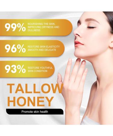 Tallow Honey Balm Tallow Moisturizer Firming Face Cream Tallow Face Cream Tallow Balm Instant Wrinkle Remover Tallow And Honey Balm Repair Barrier Face & Body Moisturiser For Dry Skin 30g - Buy Online on SooperMarket.com