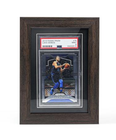 tutata PSA Graded Card Display Frame Walnut Frame for PSA Card Sport Card Display Case