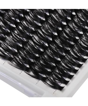 Bodermincer 240pcs D Curl 40D Cluster Eyelashes - 12-14mm Mixed DIY Eyelash Extensions for Stunning looks | International Shipping Available - Buy Online on SooperMarket.com