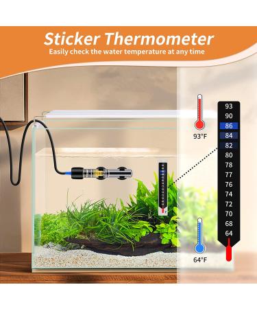 FREESEA 25W Aquarium Fish Tank Heater - Submersible, Adjustable Thermostat for Betta & Turtle - Ideal for Under 75 Gallon Tanks - Buy Online on SooperMarket.com