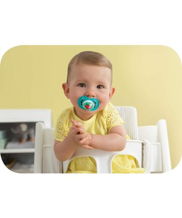 Mam Night Glow in the Dark Silicone Pacifier for Boys 6+ Months - 2-Pack | Mam Baby Products - International Shipping Available - Buy Online on SooperMarket.com